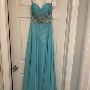 Blue Prom Dress